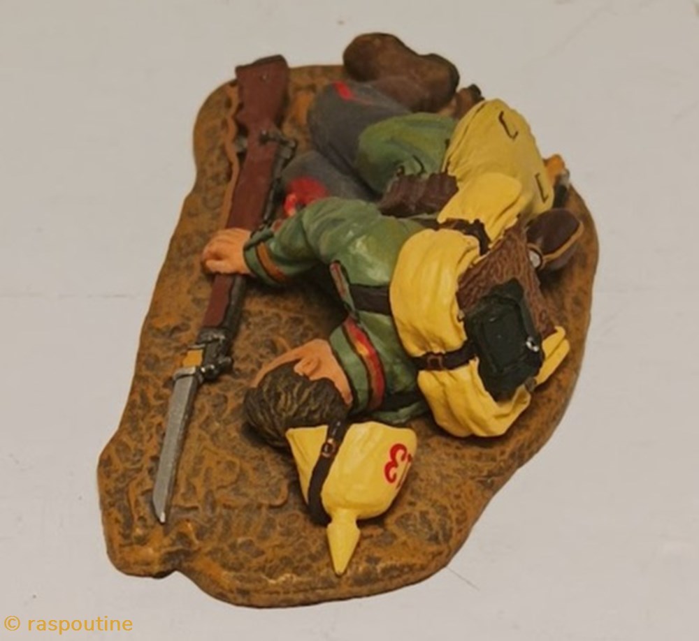 figurines historique premiere guerre mondiale blesse allemand 1914