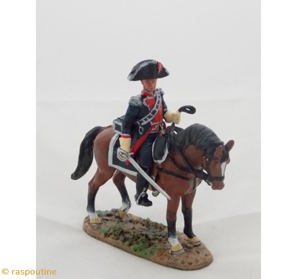 Cavalier Garde du corps Espagne 1801 figurines historiques epoque napoleonienne cavalier garde du corps espagne 1801