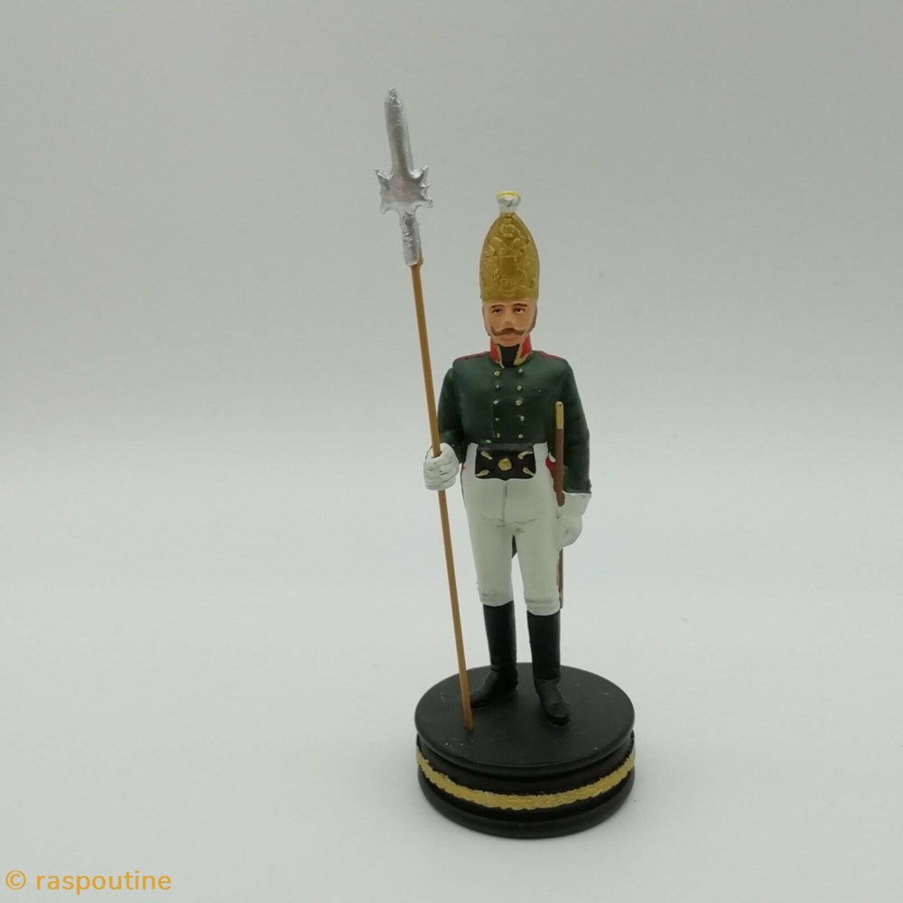 figurines historiques epoque napoleonienne sous officier du regiment pavlovski
