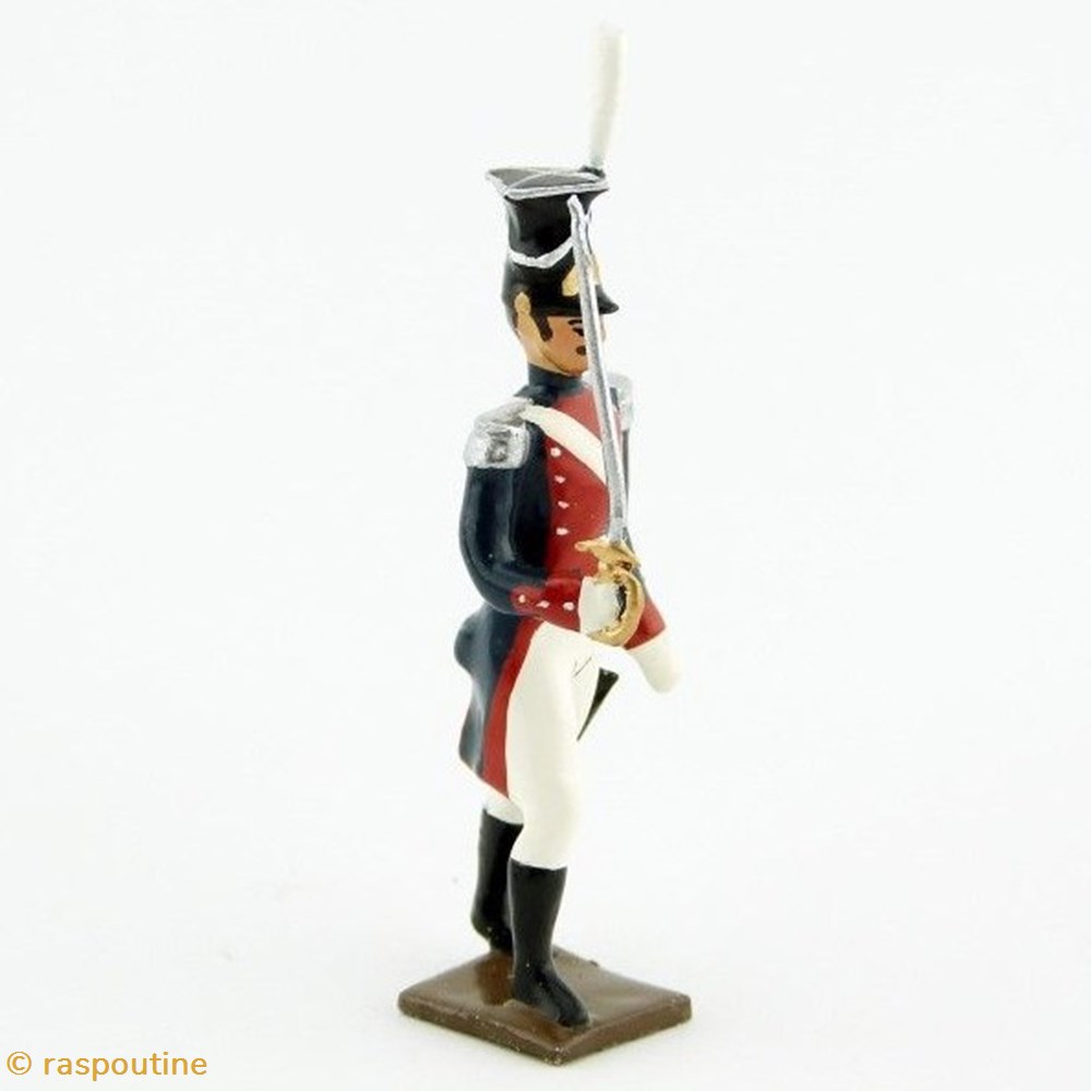 Officier des grenadiers polonais, légion du nord (1806) 2 figurines historique epoque napoleonienne officier des grenadiers polonais legion du nord 1806