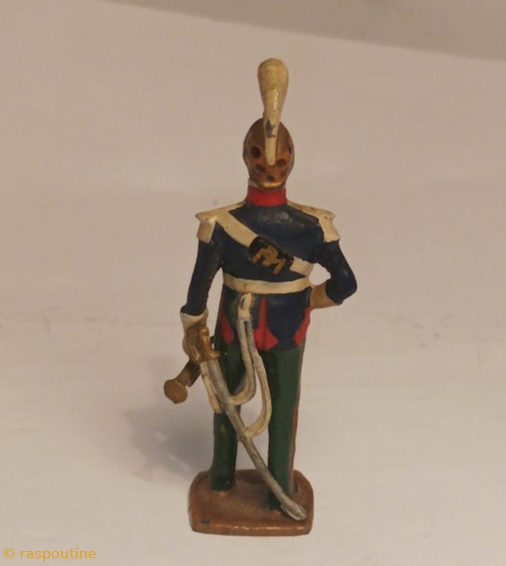 Chevaux léger 28 ème régiment 2 figurines historique chevaux leger 28 eme regiment