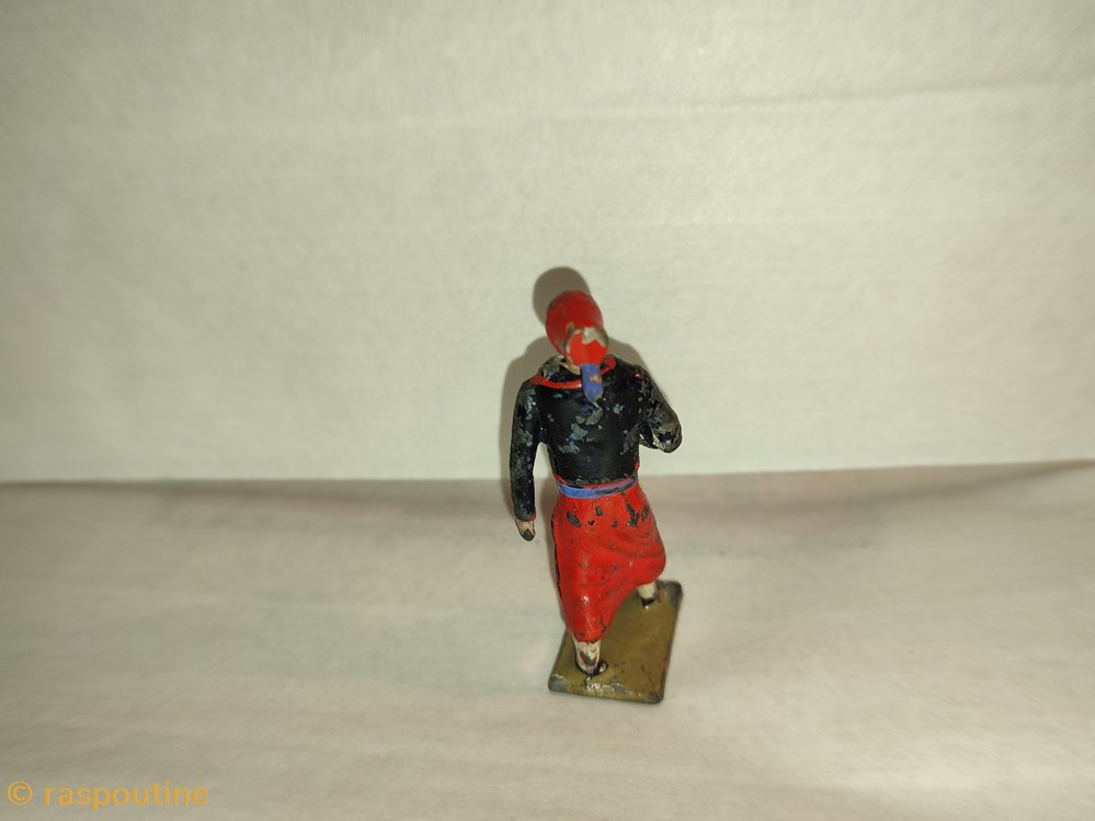 Zouave avec gilet galonné rouge 3 figurines historique zouave avec gilet galonne rouge