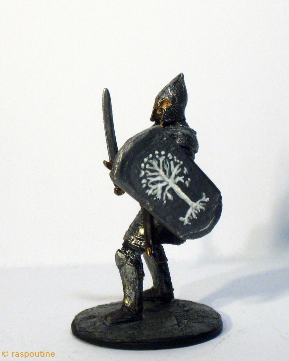 figurines cinema seigneur des anneaux soldat gondorien