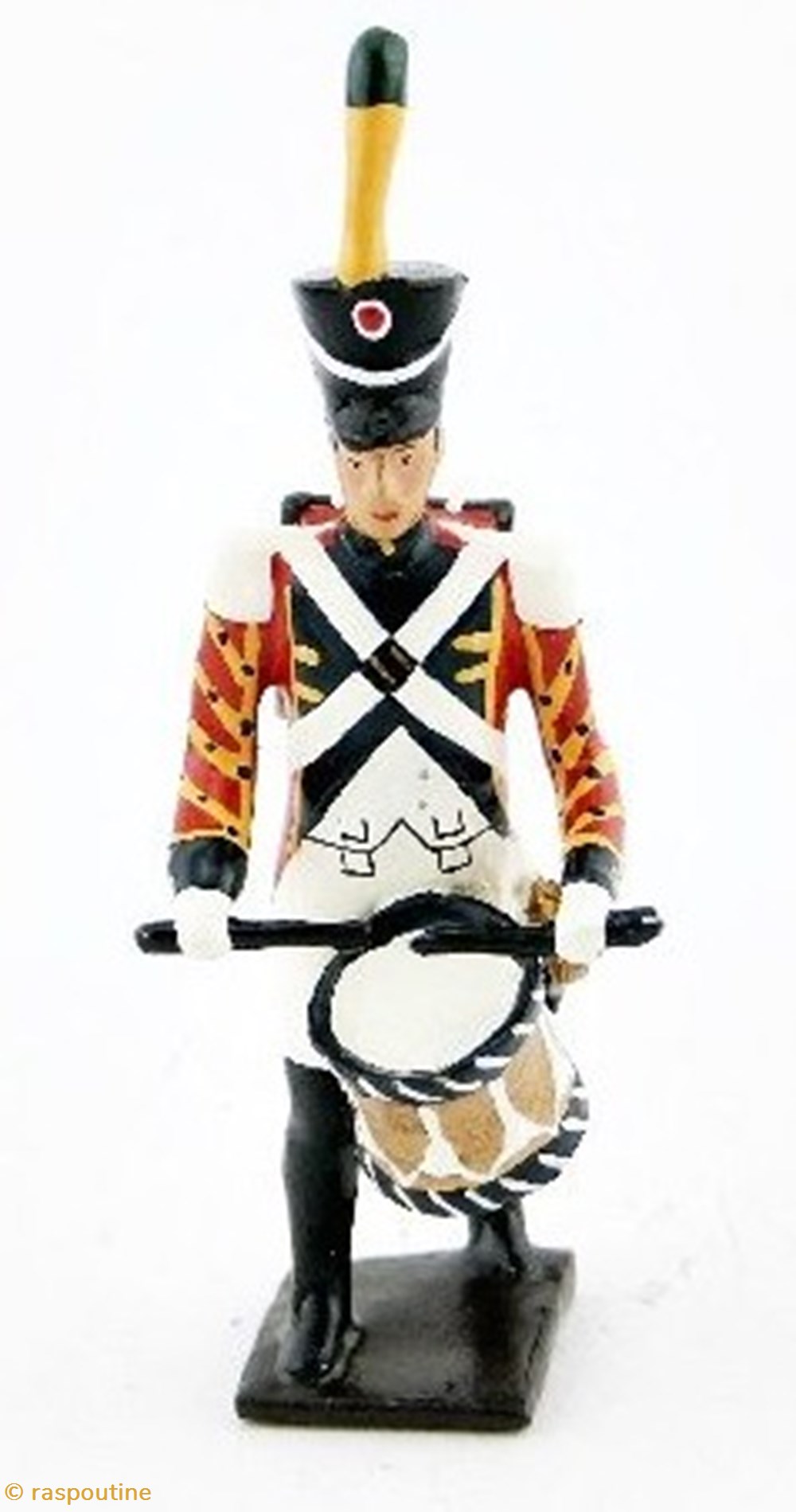 Tambour du 3ème Régiment d'Infanterie de Ligne Suisse (1812) figurines historique epoque napoleonienne tambour du 3eme regiment infanterie de ligne suisse 1812