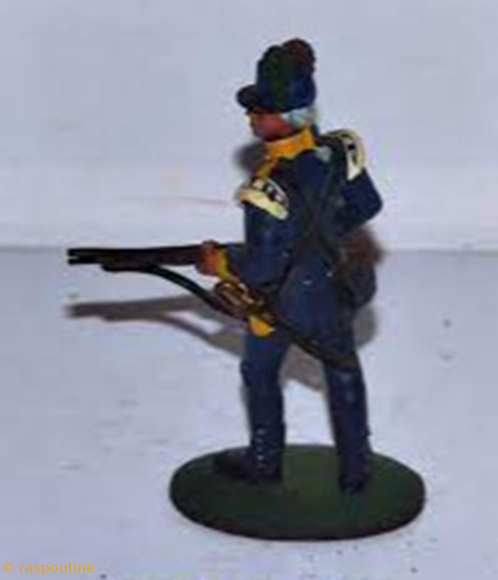 Fusilier York rangers Grande-Bretagne 1796 figurines historiques epoque napoleonienne fusilier york rangers grande bretagne 1796