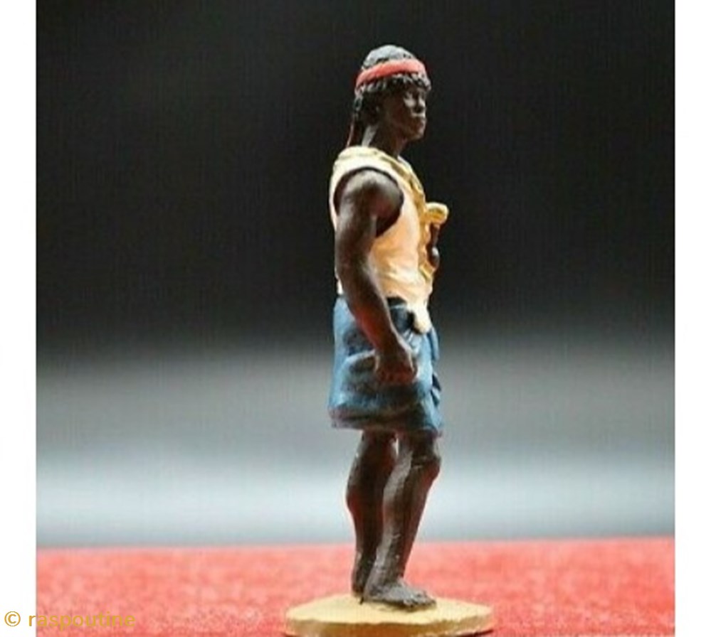 figurines historique antiquite guerrier de meroe nubie