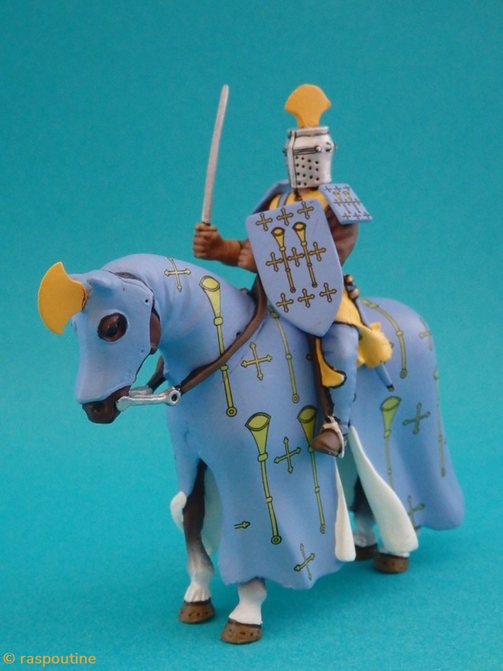 figurines historiques moyen age roger de trumpington xiii siecle