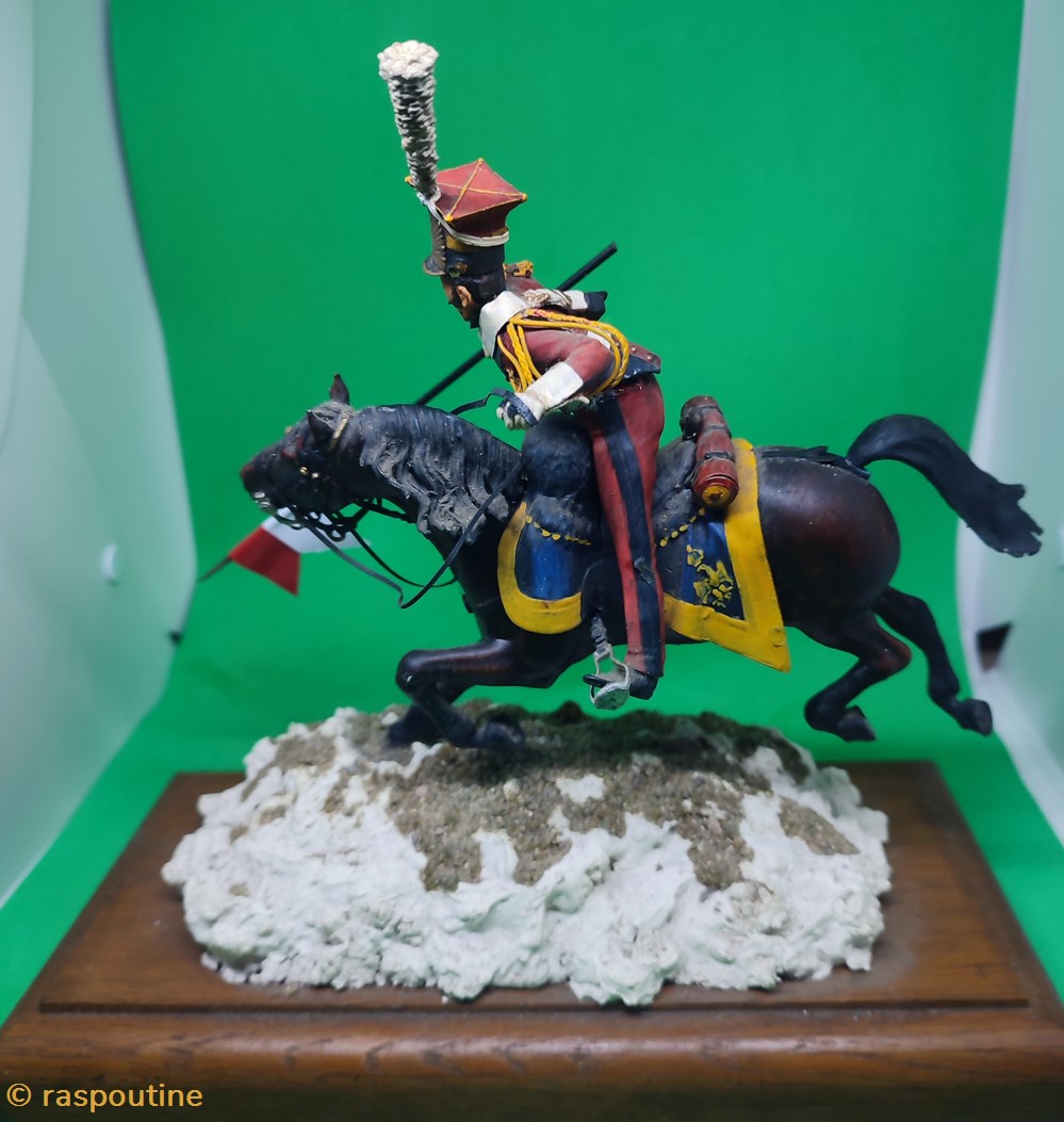 Chevau-Légers Lanciers Polonais Garde Impériale Napoléon Bonaparte 2 figurines historique epoque napoleonienne chevau legers lanciers polonais garde imperiale napoleon bonaparte
