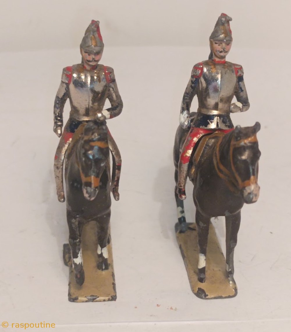 Officiers de cuirassiers figurines historique officiers de cuirassiers
