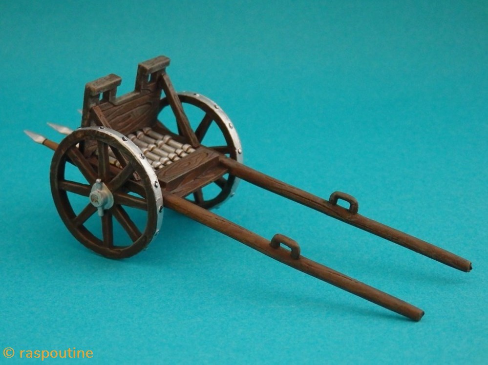 La pièce d’artillerie 2 figurines historique moyen age la piece d artillerie
