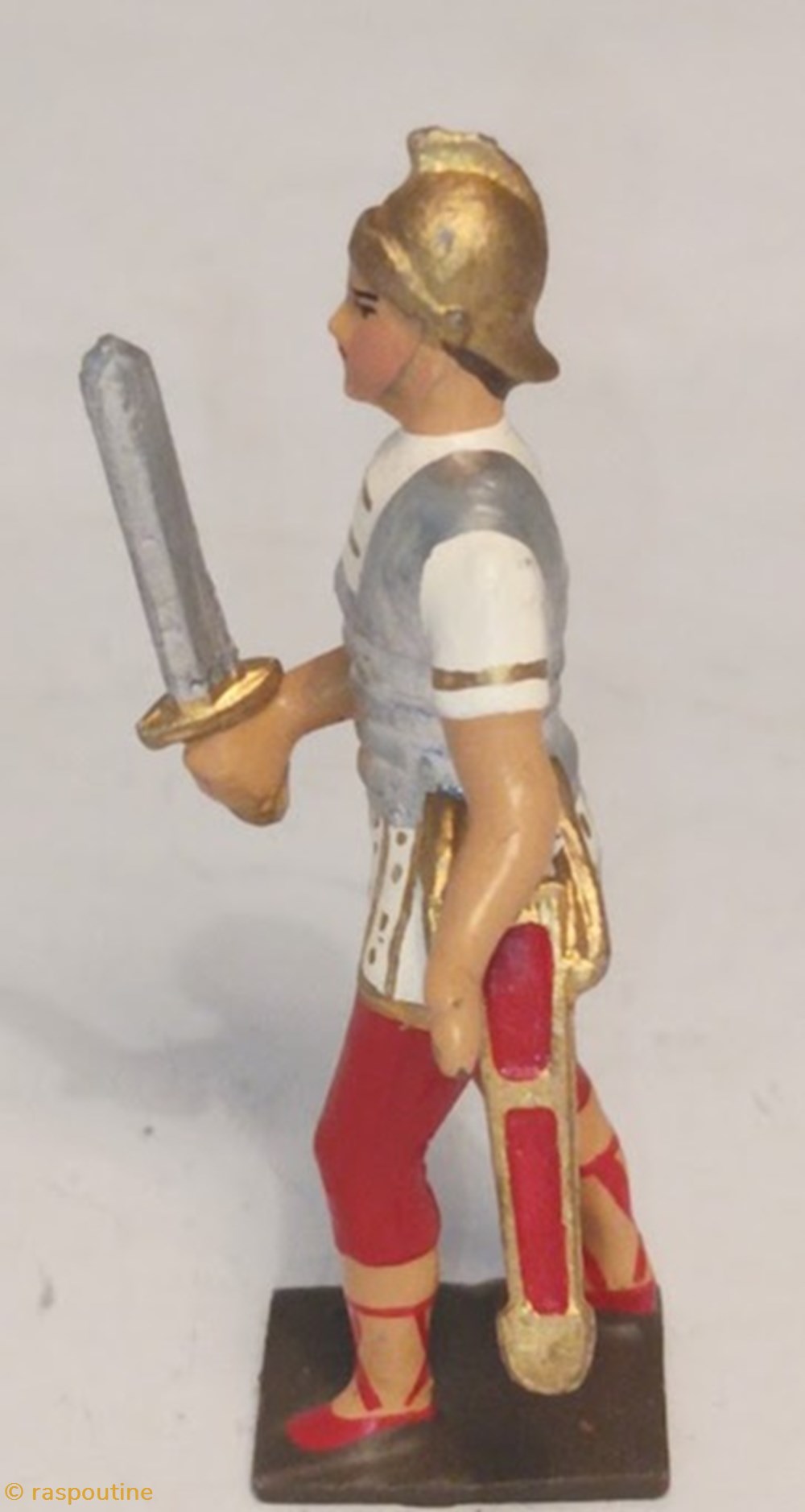 Romain avec glaive 2 figurines historique antiquite romain avec glaive