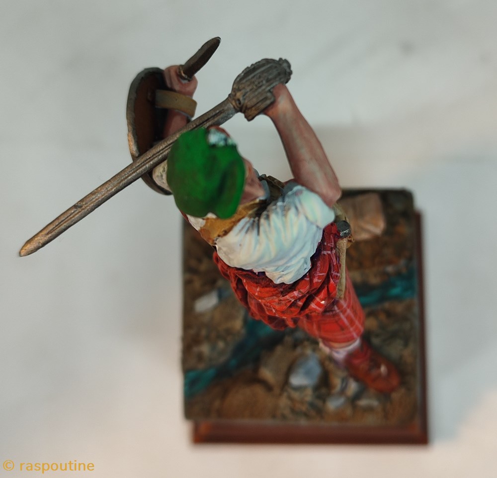 Highlander Culloden 1746 5 figurines historique moyen age highlander culloden 1746