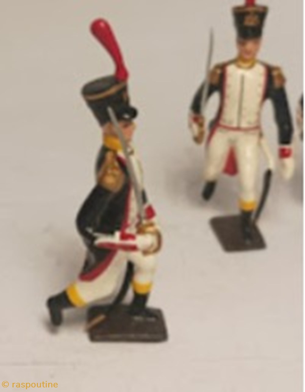 Officier des fusiliers saint cyr (1812) 5 figurines historique epoque napoleonienne officier des fusiliers saint cyr 1812