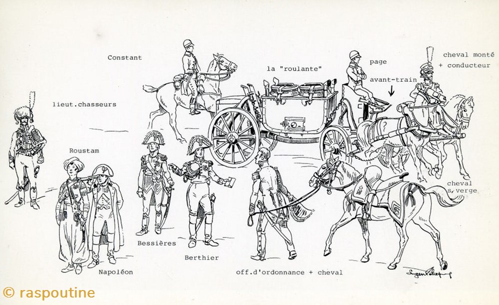 figurines historique epoque napoleonienne la cuisine roulante de empereur