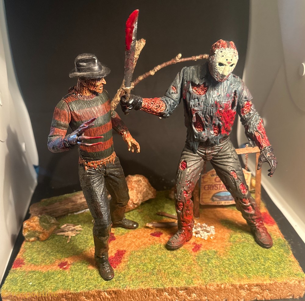 Jason contre Freddy figurines cinema jason contre freddy
