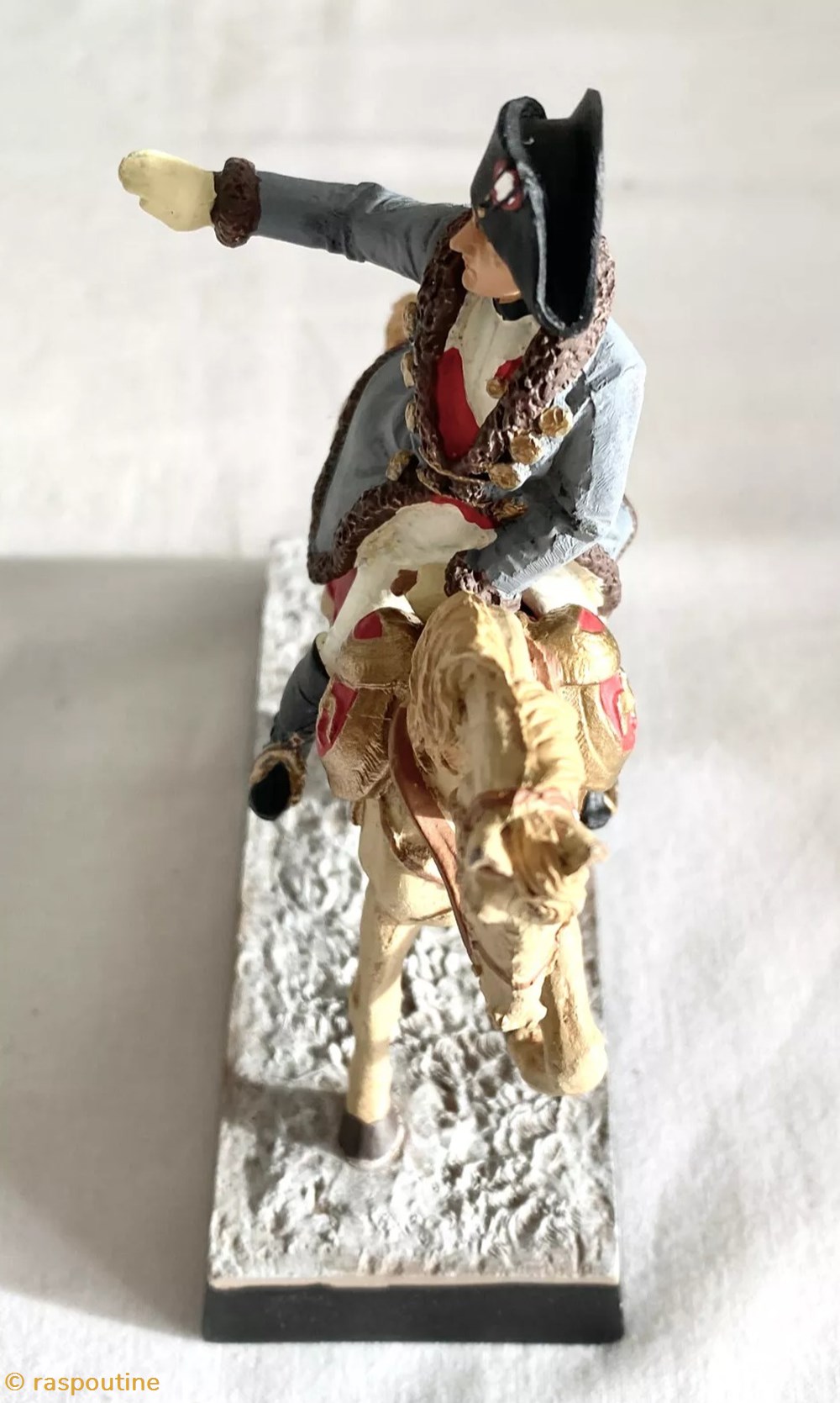 figurines historique epoque napoleonienne napoleon bonaparte a cheval bataille eylau 1807
