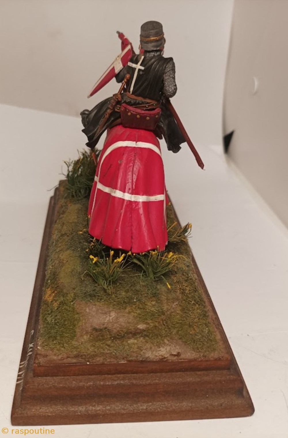 Chevalier croisé 2 figurines historique moyen age chevalier croise