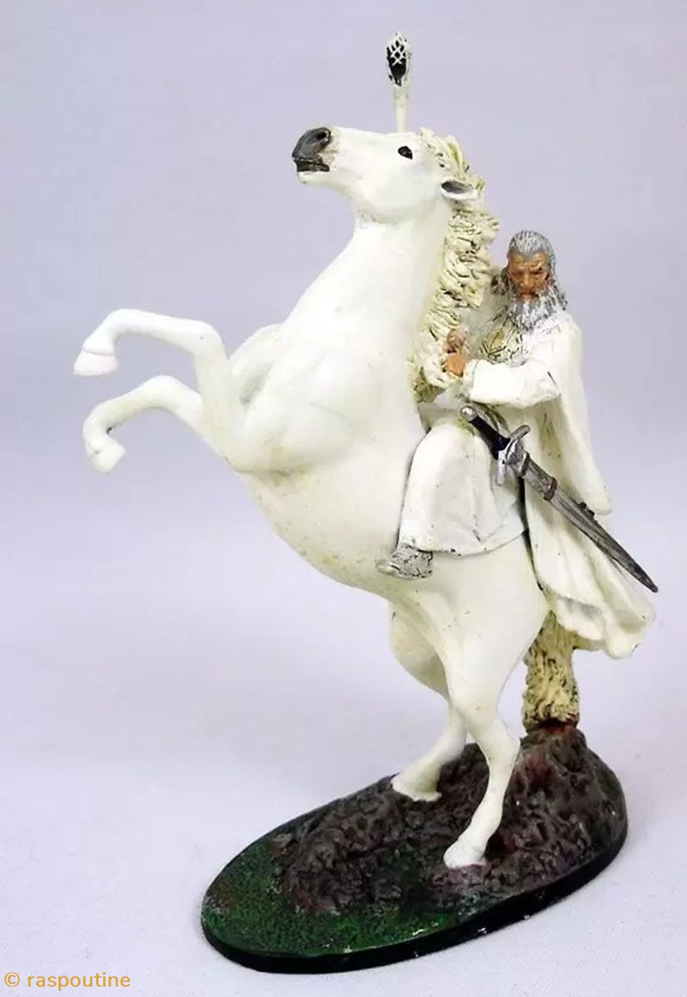 figurines cinema seigneur des anneaux gandalf et gris poil