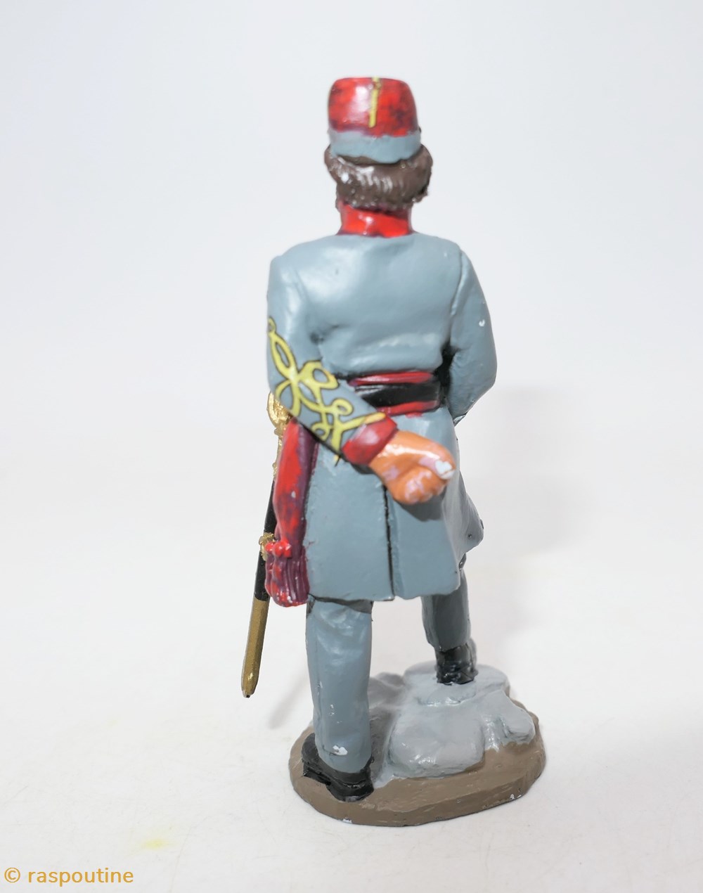 Confederate Artillery Officer figurines historique guerre civile americaine confederate artillery officer