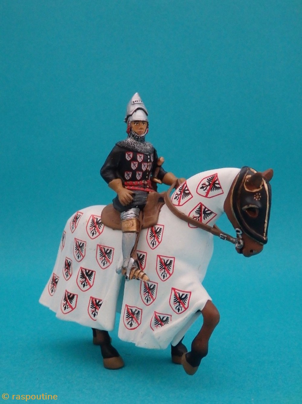 Bertrand du Guesclin, XIV siècle figurines historiques moyen age bertrand du guesclin xiv siecle