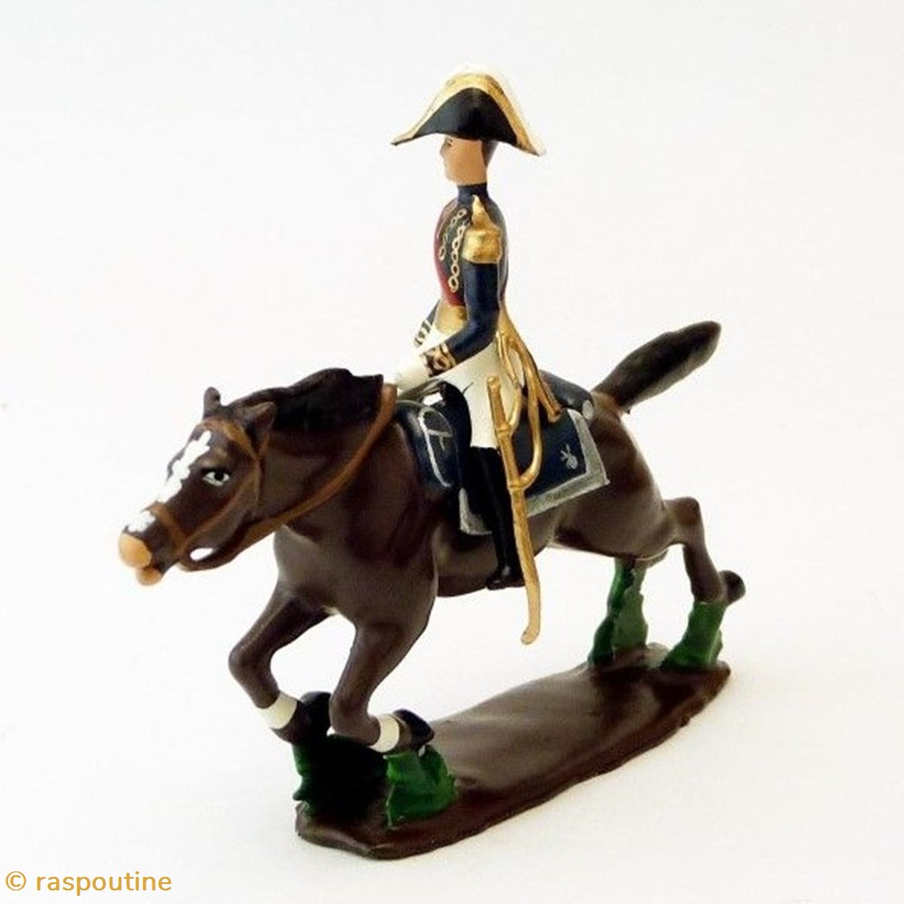 figurines historique epoque napoleonienne general nansouty a cheval epee en bas