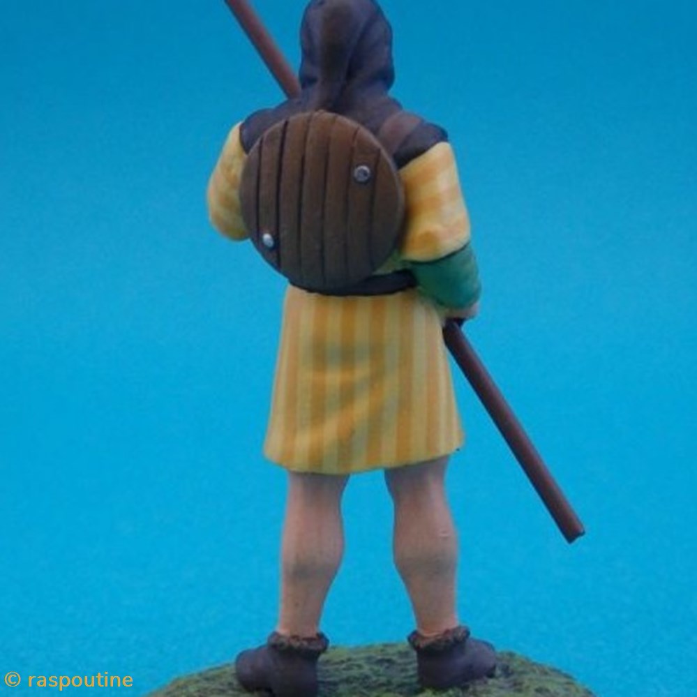 Homme à pied Ecossais XIIIe siècle figurines historique moyen age homme a pied ecossais xiiie siecle