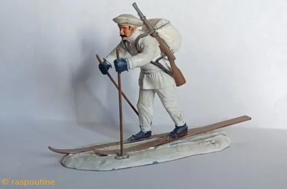 figurines historique premiere guerre mondiale le chasseur a ski de 1916