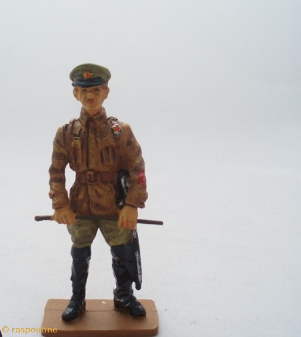 Commandant Compagnie Russie 1919 figurines historiques premiere guerre mondiale commandant compagnie russie 1919