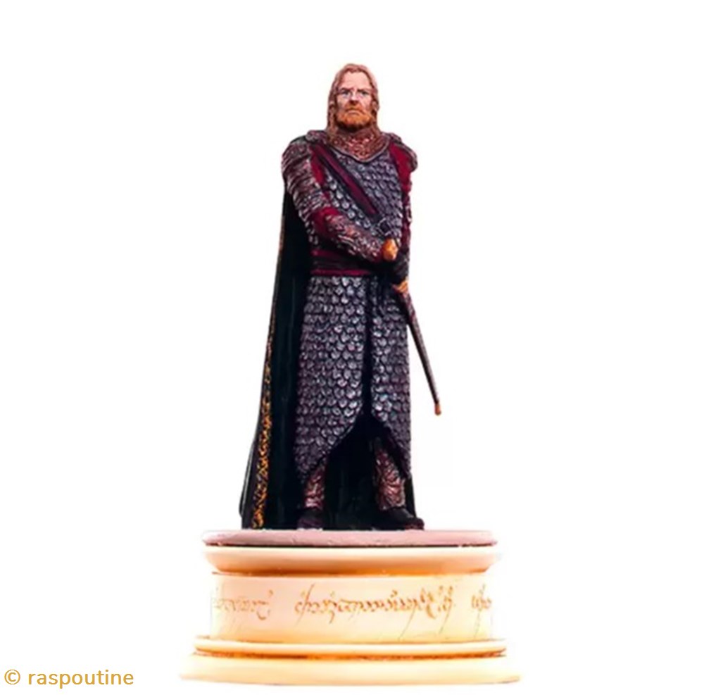 figurines jeux de plateaux seigneur des anneaux gamling pion blanc