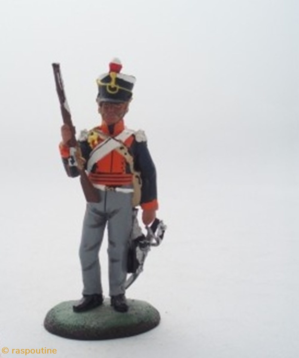 Lieutenant 14e Dragons Légers G.-B. 1812 figurines historiques epoque napoleonienne lieutenant 14e dragons legers g b 1812