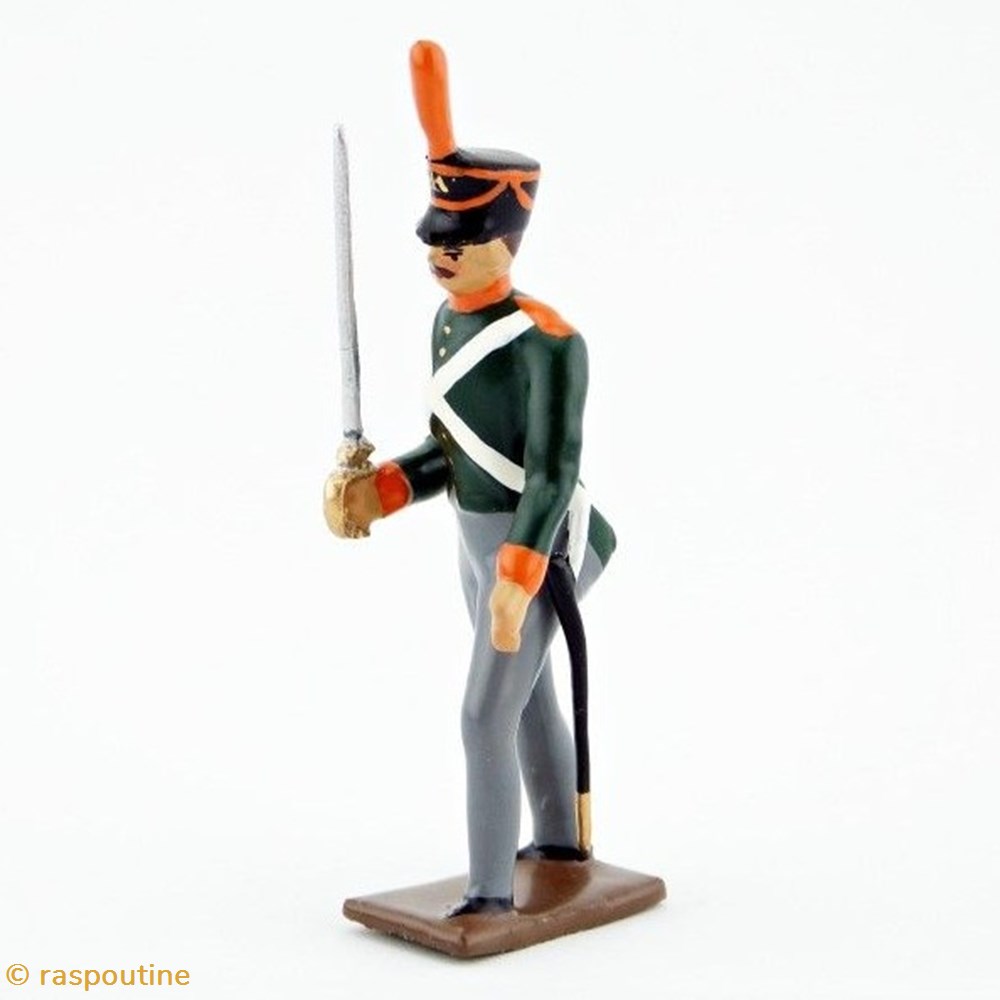 Officier d'infanterie de ligne russe (shako) figurines historique epoque napoleonienne officier infanterie de ligne russe shako