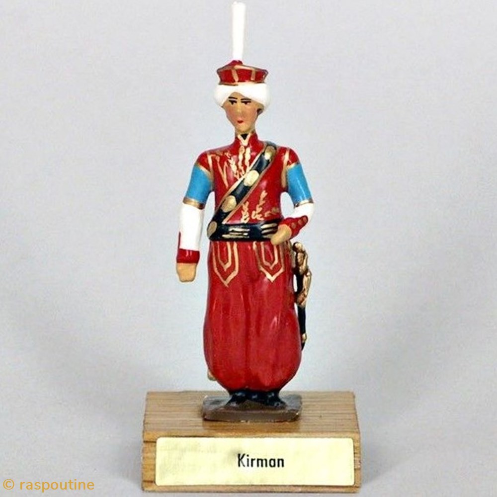 Général Kirman sur socle bois figurines historique epoque napoleonienne general kirman sur socle bois