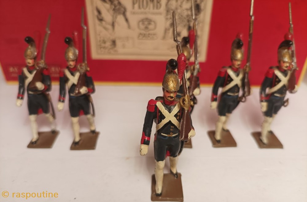 figurines historique epoque napoleonienne fantassin du genie de la garde 1812