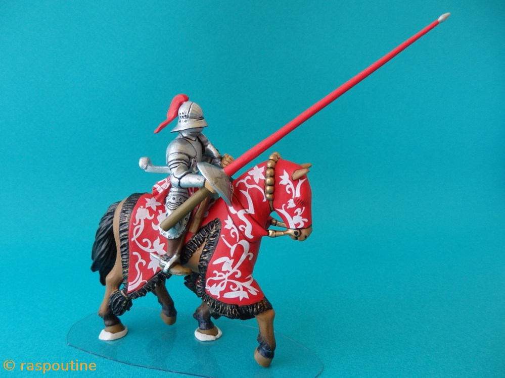 Chevalier à l’armure «maximilienne», XV siècle 2 figurines historiques moyen age chevalier a l armure maximilienne xv siecle
