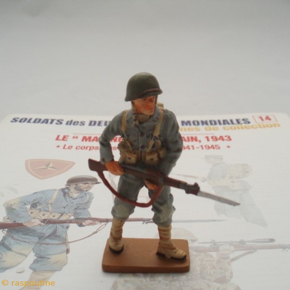 figurines historiques seconde guerre mondiale caporal de marines guadalcanal 1942
