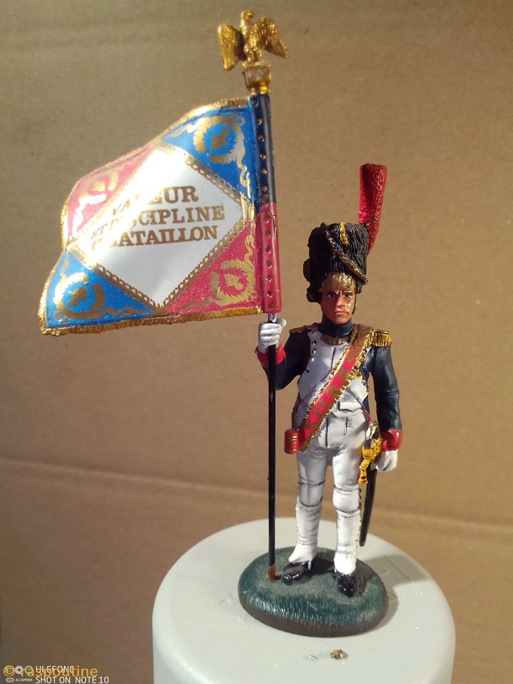 figurines historiques epoque napoleonienne lt porte aigle 1 er grenadier garde imperiale 1811