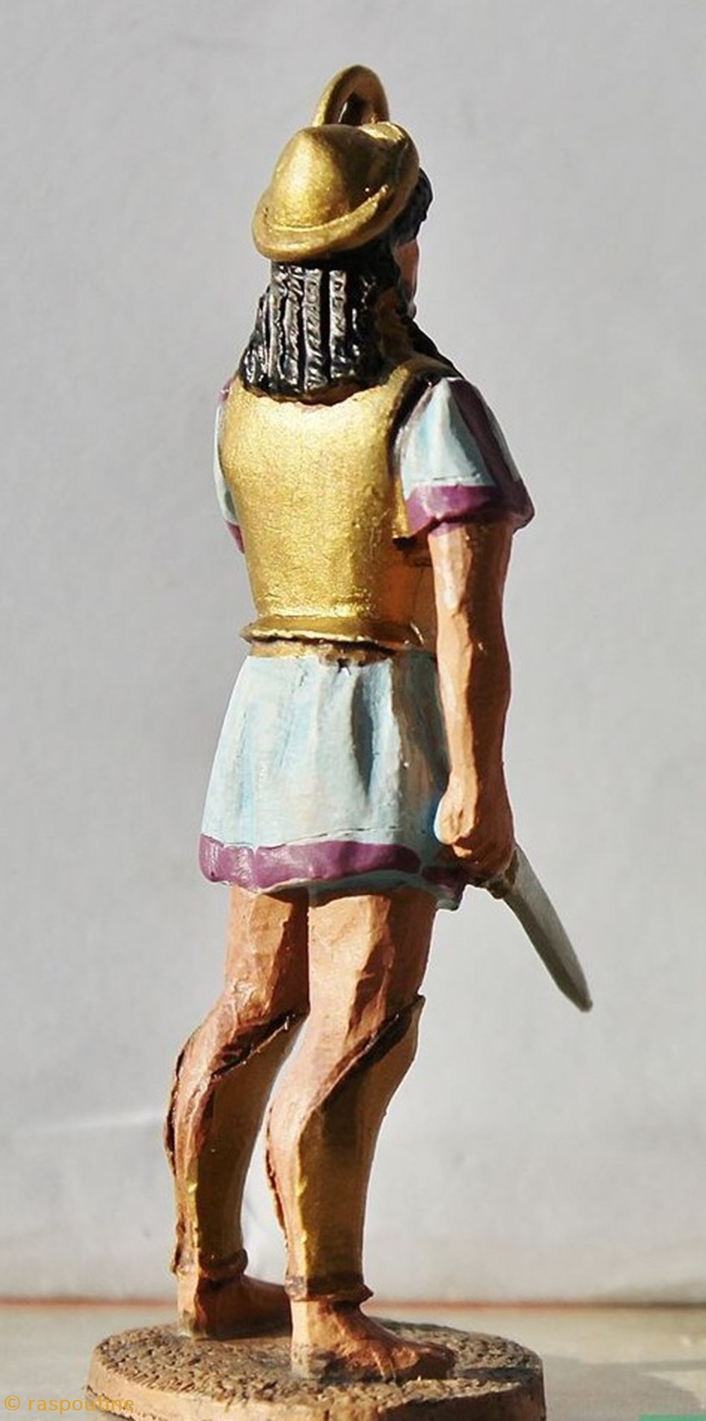 figurines historique antiquite officier etrusque de tarquinia