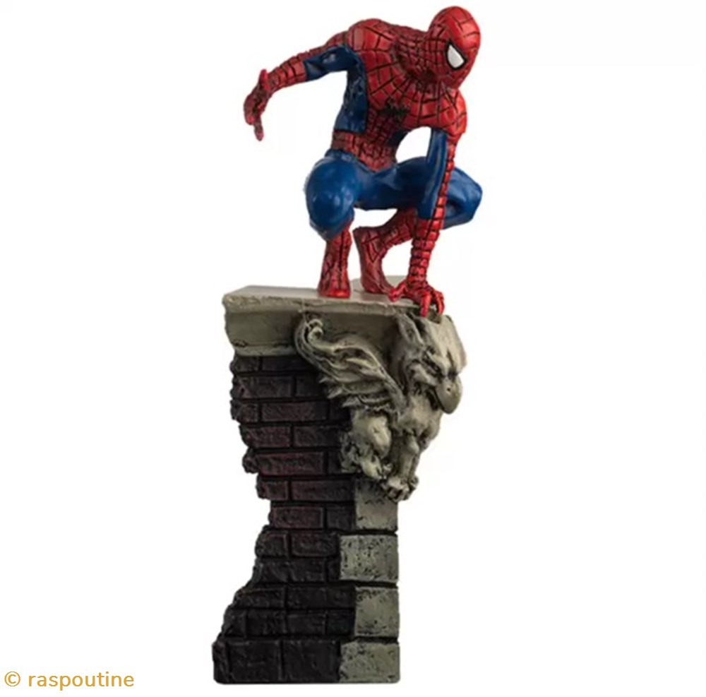figurines bande dessinee spider man sur le toit