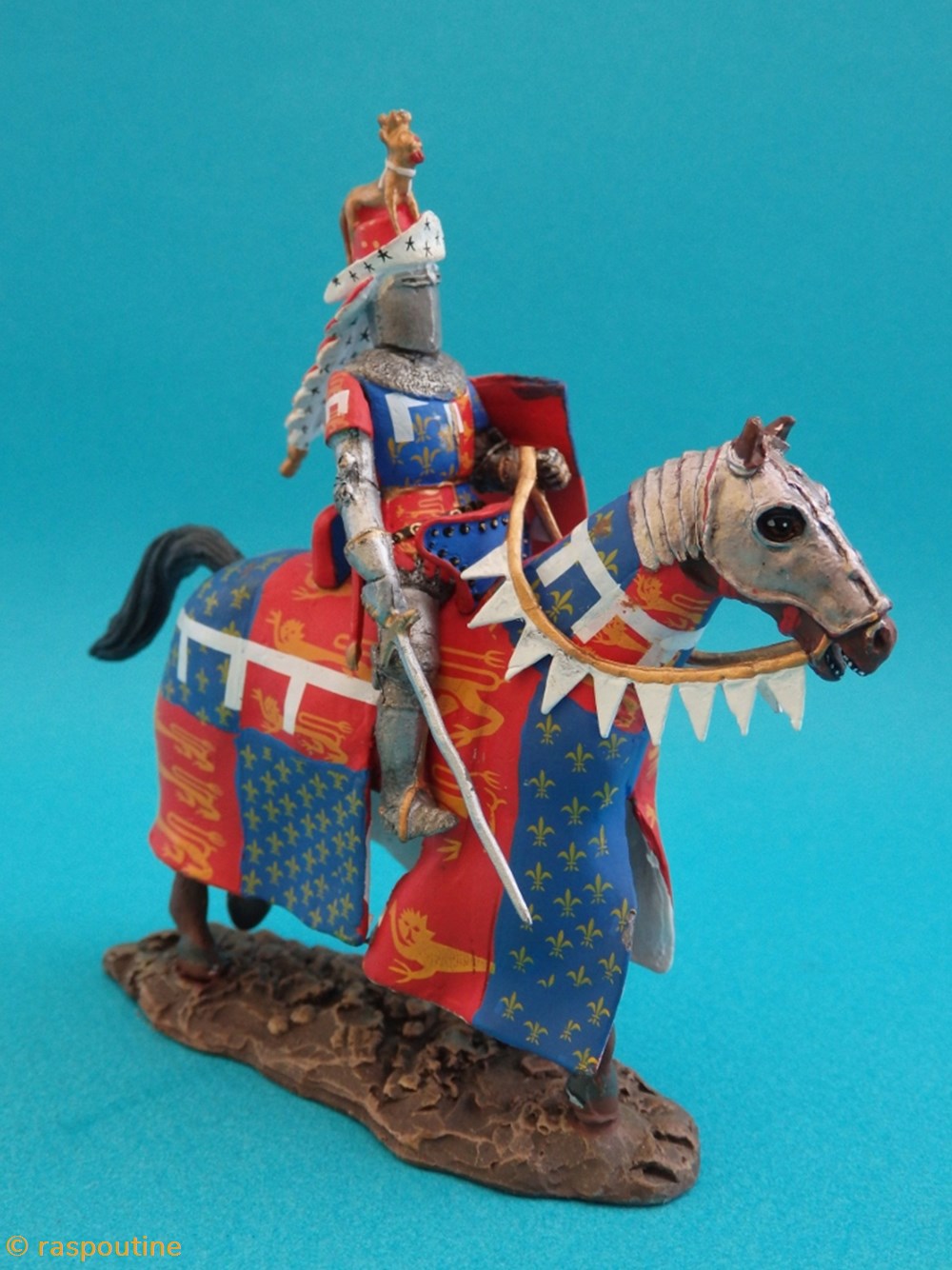 Prince noir - 1356 figurines historiques moyen age prince noir 1356