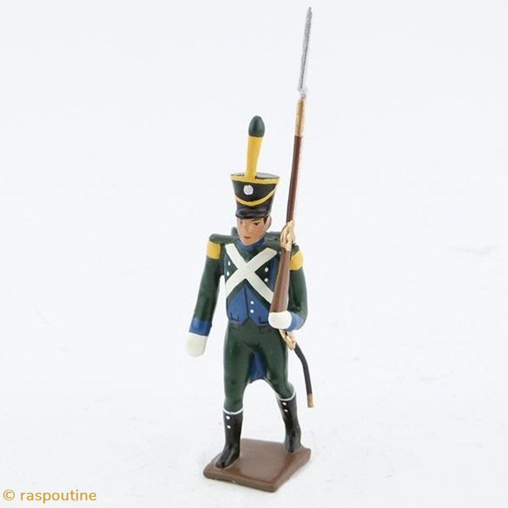 figurines historique epoque napoleonienne fantassin de infanterie legere italienne 1810