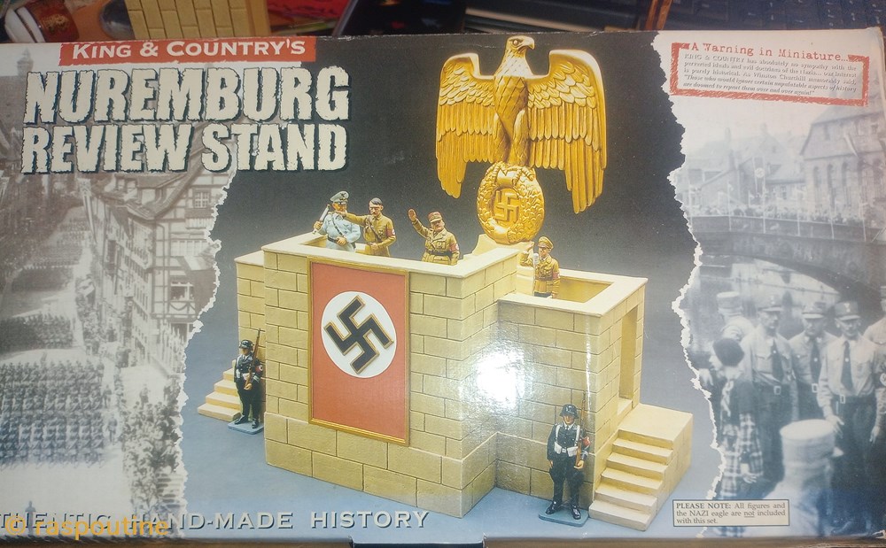 Nuremberg review stand 3 figurines historique seconde guerre mondiale nuremberg review stand