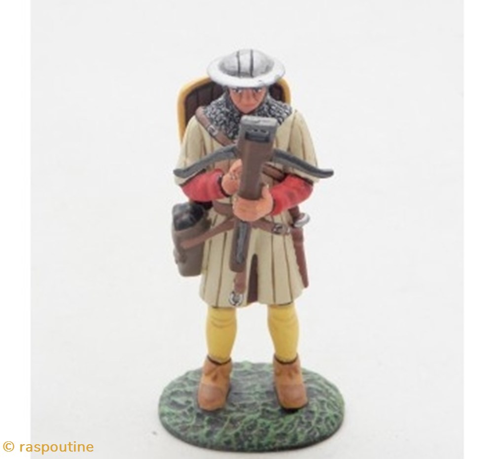 Arbalétrier Génois XIVe siècle figurines historique moyen age arbaletrier genois xive siecle
