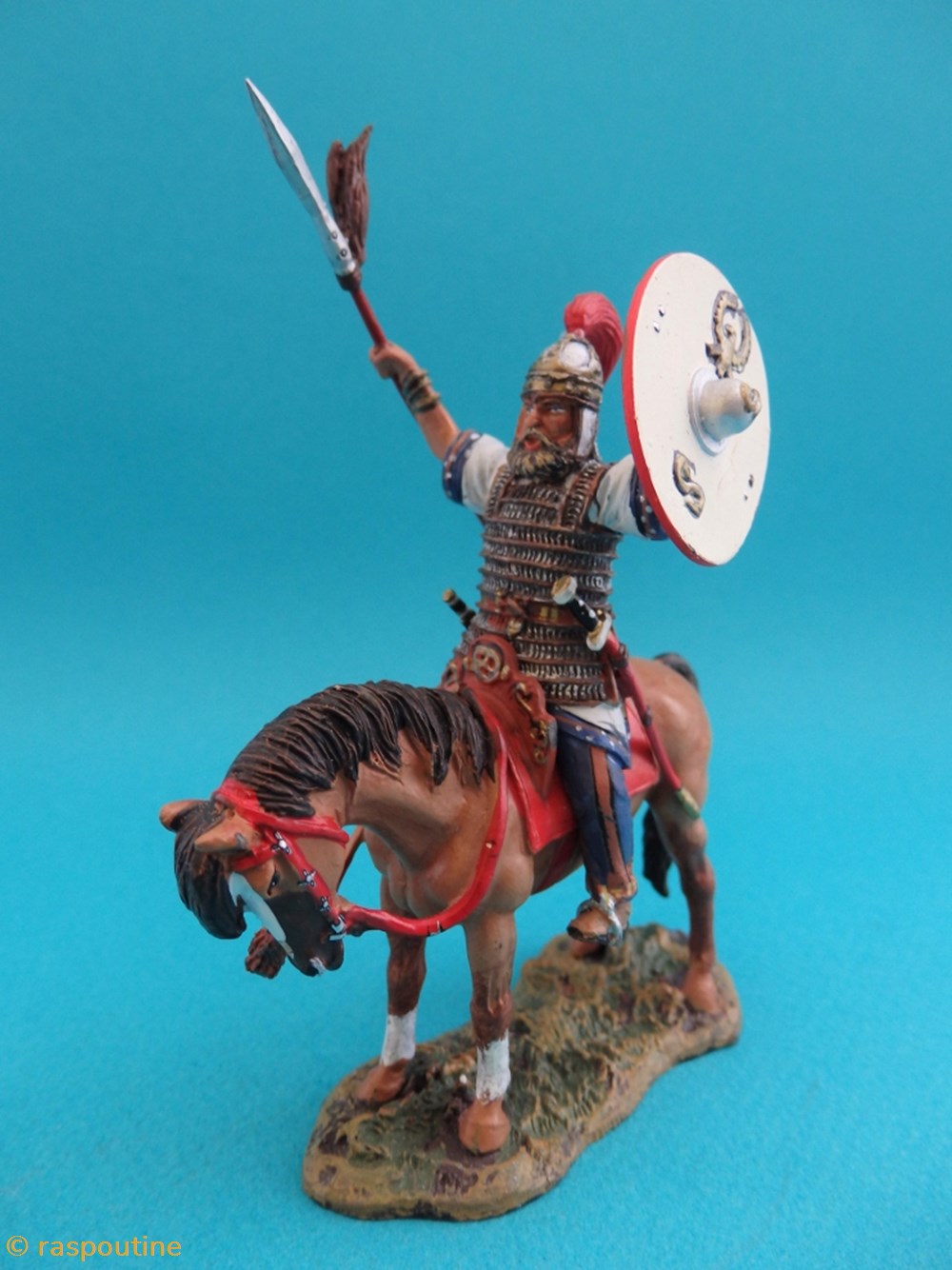 figurines historiques moyen age chef de guerre wisigoth vi ieme siecle