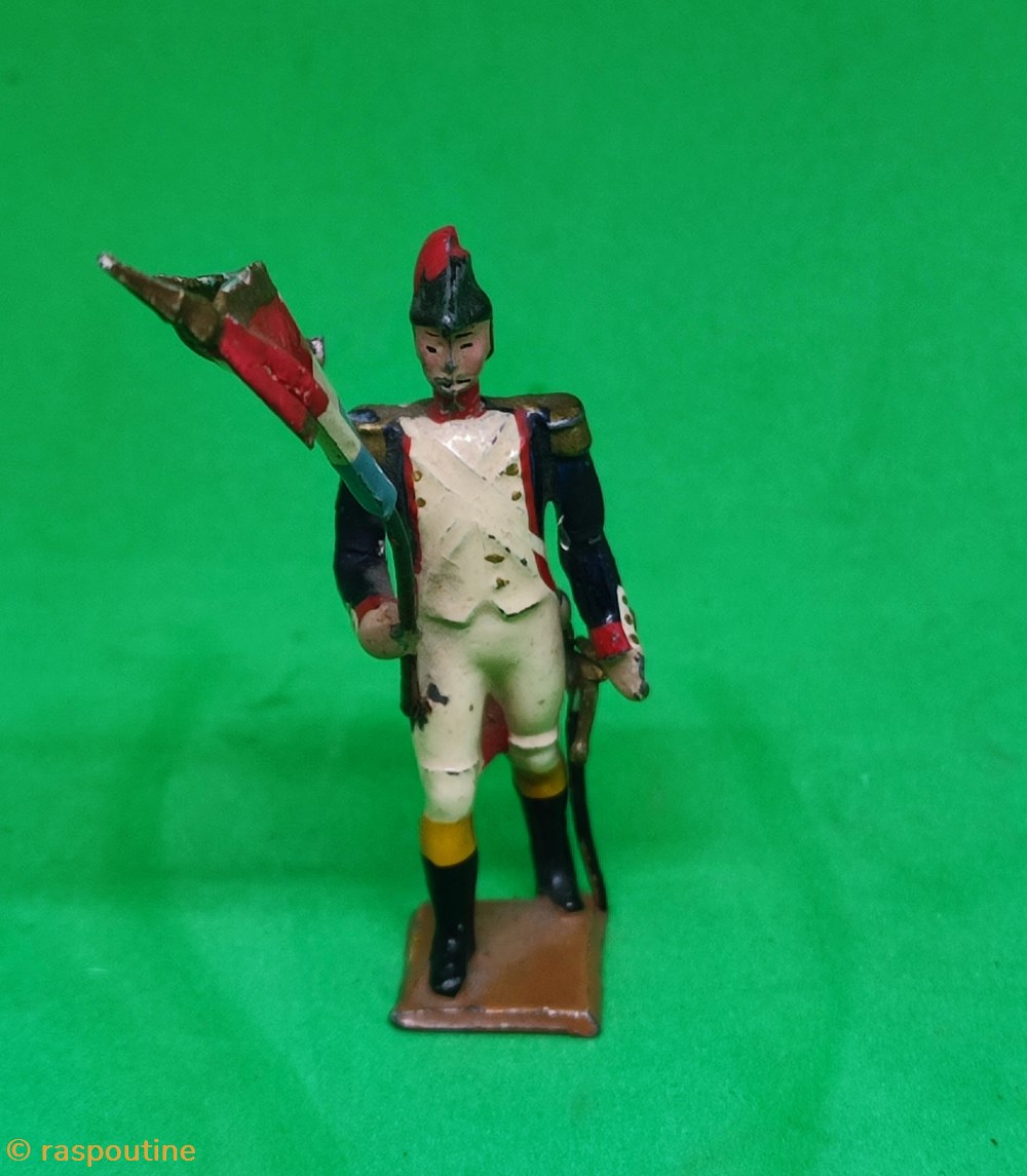 figurines historique francaise drapeau des volontaires 1793 et de infanterie revolution 1794