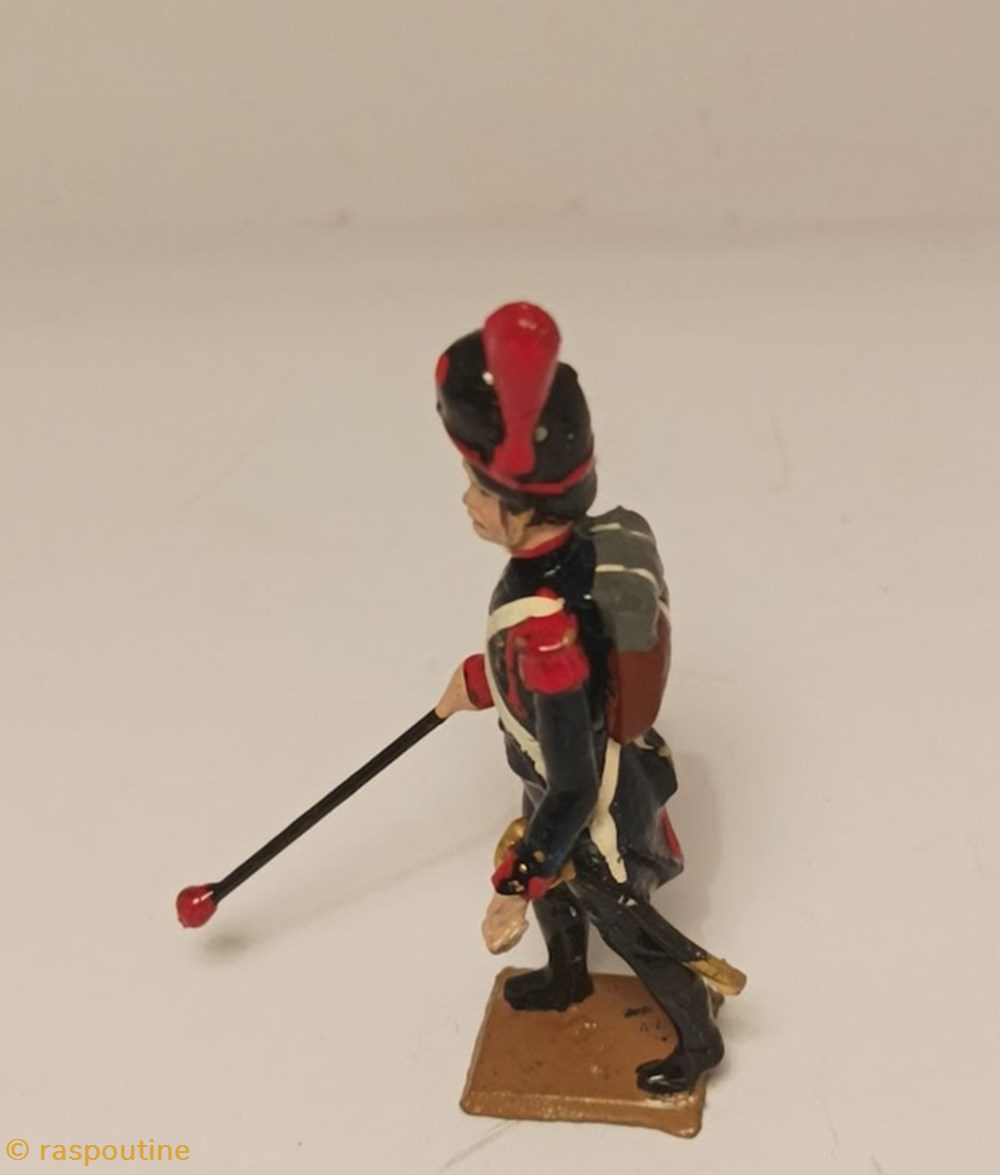 Artilleur de la garde avec boutefeu (mèche) 4 figurines historique epoque napoleonienne artilleur de la garde avec boutefeu meche