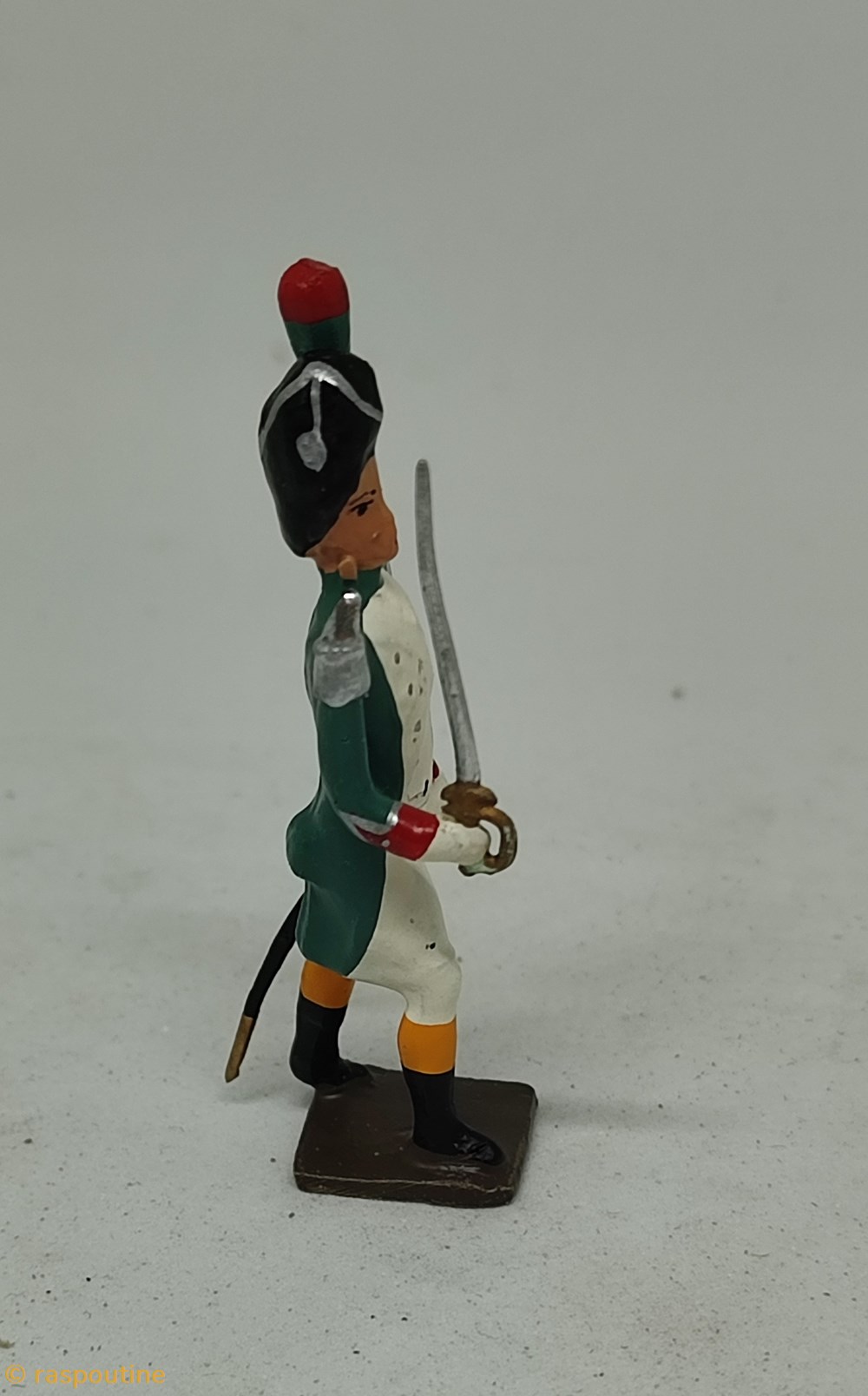 figurines historique epoque napoleonienne officier des grenadiers italiens