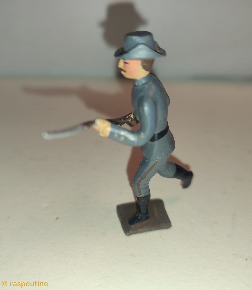 figurines historique guerre civile americaine soldat sudiste a assault