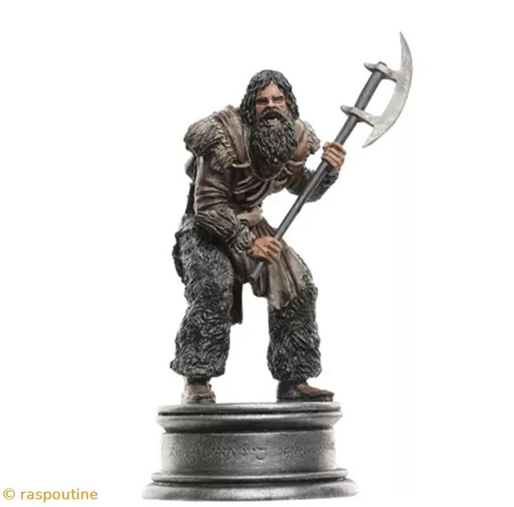 figurines jeux de plateaux seigneur des anneaux sauvage pion noir