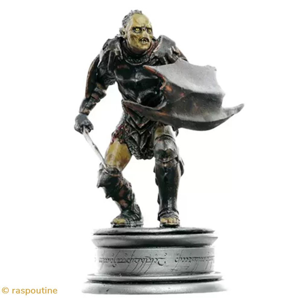 figurines jeux plateaux seigneur des anneaux orc de la moria pion noir