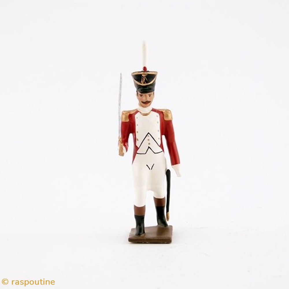 Officier du bataillon valaisan (1805) figurines historique epoque napoleonienne officier du bataillon valaisan 1805